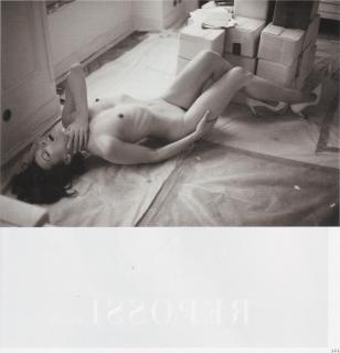 Milla Jovovich in Purple Magazine Nude [1736x1800] [379.19 kb]