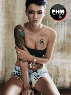 Ruby Rose in Fhm [383x510] [29.18 kb]